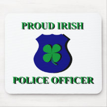 Proud Irish Police Officer Mousepad