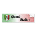 Proud Italian Bumper Sticker bumper stickers