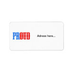 PROUD LABELS