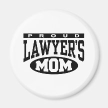 Proud Lawyer's Mom Magnets