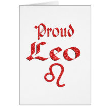 Proud Leo Cards