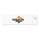 Proud LGBT Jew Bumper Sticker