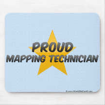 Proud Mapping Technician Mousepad
