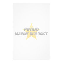 Proud Marine Biologist Stationery Design