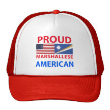 Proud Marshallese American Hats