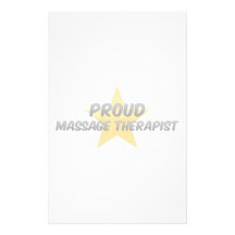 Proud Massage Therapist Custom Stationery