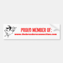 PROUD MEMBER OF: BUMPER STICKER