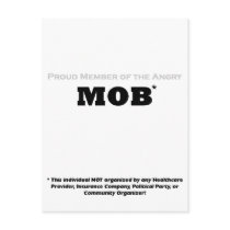 Proud Member of the Angry Mob Postcards