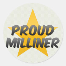 Proud Milliner Round Stickers