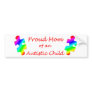 Proud Mom Bumper Sticker
