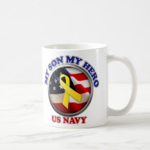 Proud Mom - Navy Coffee Mug