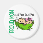 Proud Mom Of 2 Peas In A Pod VERSION 3 Refrigerator Magnet