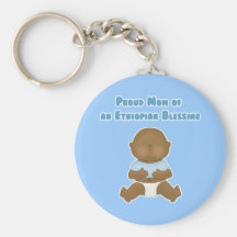 Proud Mom of an Ethiopian Blessing Key Chains