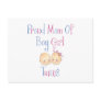 Proud Mom Of Boy Girl Twins Post Card