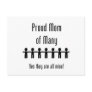Proud Mom of Many -  7 kids Postcard