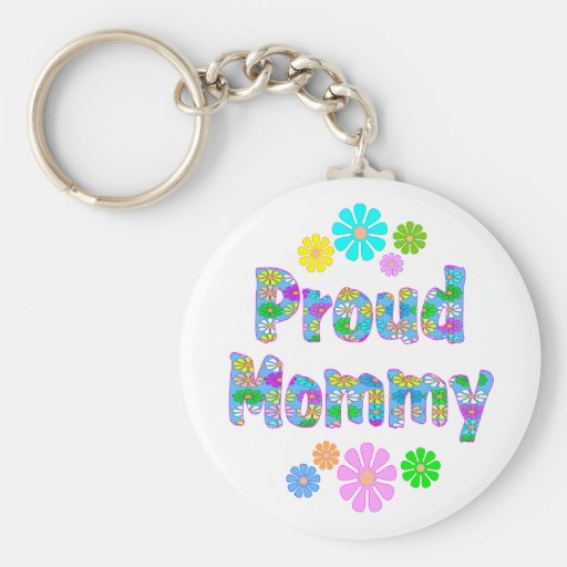 Proud Mommy Keychain