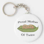 Proud Mother Of Twins Keychains