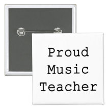 Proud Music Teacher Pin