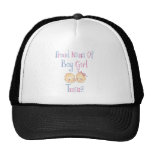 Proud Nana of Boy Girl Twins Hats