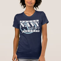 Proud Navy Aunt t-shirts