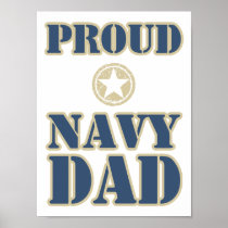 Proud Navy Dad Print