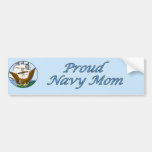 Proud Navy Mom-Bumper Sticker