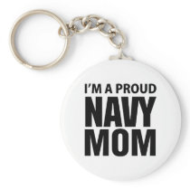 Proud Navy Mom keychain