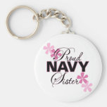 Proud Navy Sister Key Chain