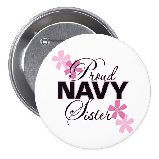 Proud Navy Sister Pin