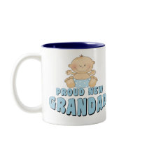 PROUD NEW Grandad Boy Coffee Mug