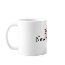 Proud New Grandma Baby Girl Footprints Coffee Mug