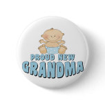 PROUD NEW Grandma T-Shirt Pin