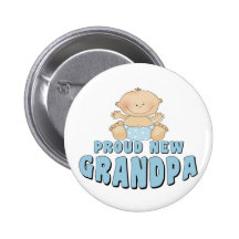 PROUD NEW Grandpa Boy Pin