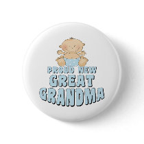 PROUD NEW Great Grandma T-Shirt Buttons