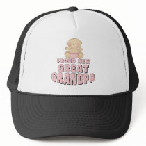 PROUD NEW Great Grandpa Girl Hat