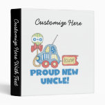 Proud New Uncle Car It's a Boy Gifts Binders