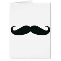 Proud of my Stache....Moustache Greeting Card