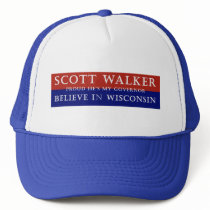 Proud of Scott Walker Mesh Hats