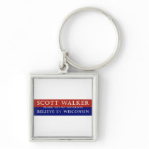 Proud of Scott Walker Key Chains