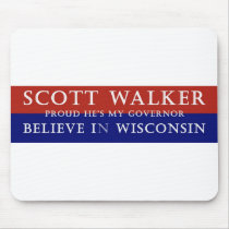 Proud of Scott Walker Mouse Pads