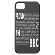 Proud of the BBC, iPhone 5 Case black