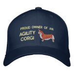 Proud Owner Agility Corgi Embroidered Hat Embroidered Baseball Caps