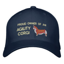 Proud Owner Agility Corgi Embroidered Hat Embroidered Baseball Caps