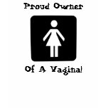 Proud Owner Of A Vagina Feminist Tank Top t-shirts