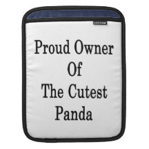 Proud Owner Of The Cutest Panda Sleeve For iPads