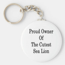 Proud Owner Of The Cutest Sea Lion Keychain