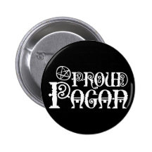 Proud Pagan Pinback Buttons