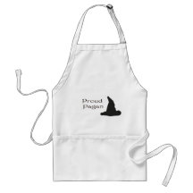proud pagan witches hat apron