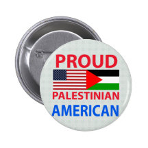 Proud Palestinian American Pinback Button