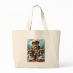 Proud Papa Bear - Letter P - Vintage Teddy Bear bags
